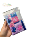 Kit de Fitas e Apliques Stitch - 6 metros + 4 apliques