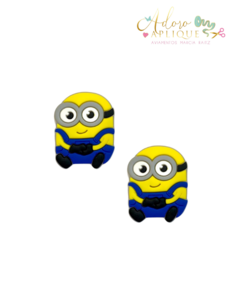 Apliques Emborrachados Minions - 2 unidades