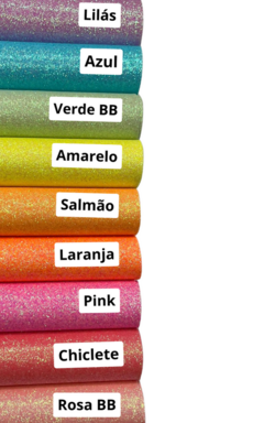Lonita de Glitter Boreal Colorida (24x67 cm) - 1 Unidade na internet