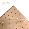Papel de Seda Decorado Coração Nude (24cm x 34cm) - 10 Folhas