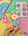 Kit Tiara Florea e Hair Clips Candy - 2 Tiaras e 6 Hair Clips