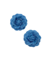 Aplique Flor de Tecido Jeans - 2 unidades