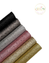 Kit 130 - Lonita Astral de Glitter com Strass 3D (12x32 cm) - 1 Unidade - (6 pedaços)