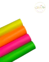 Kit 132 - Lonitas Coleção Courino Neons (12 x 34cm) - 4 Pedaços