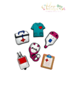 Kit Apliques Emborrachados Enfermagem - 5 unidades mix - comprar online
