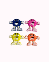 Kit Apliques Emborrachado m&ms - 1 unidade de cada