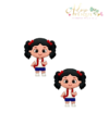 Apliques Emborrachado Menina Escolar - 2 unidades - comprar online