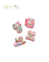 Aplique de Resina Hello Kitty Escolar Rosa - 4 unidades mix