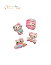 Aplique de Resina Hello Kitty Escolar Rosa - 4 unidades mix