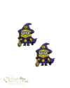 Apliques Emborrachado Minions Halloween- 2 unidades
