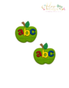 Apliques Emborrachado Maça Verde ABC - 2 unidades - comprar online