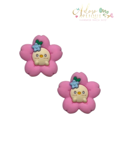 Apliques Emborrachado Florzinha - 2 unidades - comprar online