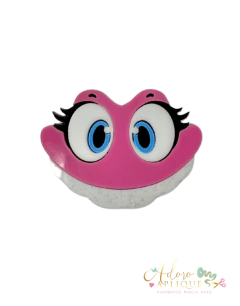 Aplique Acrílico Duplo Fini Dentadurinhas Curvado para Tiara - 1 unidade - comprar online