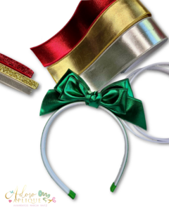 Kit Tiara Laço Metalizado Natalino - 1 Unidade - comprar online