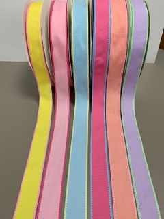 Fita Importada Yama Lisa com Borda Colorida (38 mm) - (2 metros) - comprar online