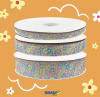 Kit Fita Gorgurão Estampada Yama Floral Candy Color (38 mm) - (2 metros ou 5 metros de cada)