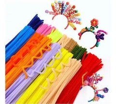 Hastes de Chenile Pelúcia com Ferro Colorido - 10 unidades - (cópia) - comprar online