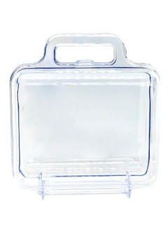 Maletinha de Acrílico Lilás, Transparente ou Rosa - 1 unidade - comprar online
