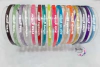 Arco dentinho Transparentes com Glitter - (12 unidades)