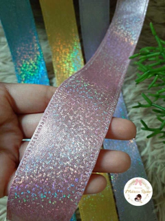 Fita Candy Color Metálica Holográfica - nº 9 - 38 mm - 2 metros