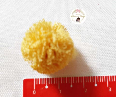 Pompom Poliester (2,5 cm) - 12 unidades - comprar online