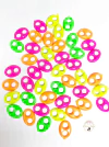 Elos para Pulseira Colorido Néon - 10 unidades