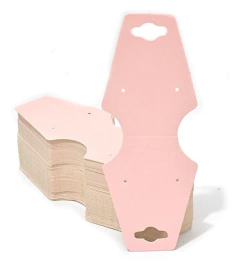 Tag Rosa para Bijoux e Pulseiras Infantis - (100 unidades)