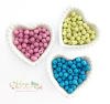 Conta Emborrachada Candy Color (8mm) - 50 gramas