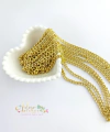 Corrente Grume para Bijoux Dourado - (1 metro)