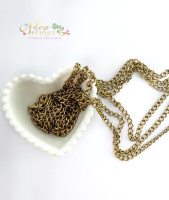 Corrente Grume para Bijoux Ouro Velho - (1 metro)