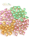 Aplique Pedra Navete Candy (10mm) - 10 unidades