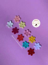 Aplique Tecido Florzinhas - 30 unidades
