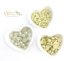 Meia Pérola Redonda Branca e Creme (10mm, 8mm e 5mm) - 25g