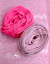 Fio de Malha Pink Neon e Rosa BB (7 a 12 mm) - (10 metros)