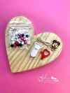 19 - Kit Prendedor de Chupeta Minnie - (1 Unidade)