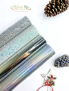 Kit 28 - Lonita Espelhada Reveillon Prata (12 x 34cm) - 4 Pedaços (1 de Cada)