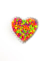 Conta Cristal Colorida Neon (6 mm) - 50 gramas