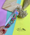 Mix Pérolas Coloridas com Apliques Fundo do Mar - 25 gramas e 5 apliques