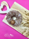Kit Xuxinha de Pelucia Bege com Botão ou Ursinho - 1 Unidade