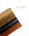 Kit 60 - Lonitas com Onça Pintada de Pelinho (12 x 34cm) - 4 Pedaços