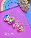 Caixinha da Criatividade Xuxinhas Candy Color e Apliques - 1 unidade (22 xuxas)