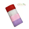 Fita de Organza Brilhosa Com Borda de Cetim (38 mm) - 2 metros