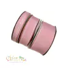Fita Pespontada Sinimbu Rosa BB (10 mm - 22mm - 38mm) - (10 metros) ou (Kit com 2 metros de cada)