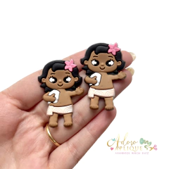 Aplique Emborrachado Moana Baby - 2 unidades