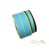 Fita Sinimbu Pespontada Dupla Face Azul e Amarelo (10 mm - 38mm) - (10 metros) ou (Kit com 2 metros de cada)