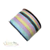 Fita Sinimbu Pespontada Dupla Face Candy Color (10 mm - 38mm) - (10 metros) ou (Kit com 2 metros de cada)