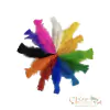 Aplique Pena de Pelúcia Colorida - 20 Unidades Mistas