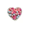 Pompom Mix Unicórnio Candy (10 mm) - 100 unidades