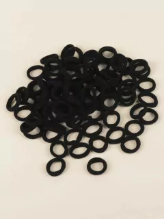 Xuxa Elástico para Cabelo Preto G - (Pacote com 72 unidades)