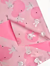 Papel de Seda Dupla Face Poli Mate e Vinil Perolado Coelho Rosa (65cm x 44cm) - 5 Folhas